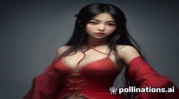 ArtStation平台上的专业角色设计师作品展示，童颜巨乳风格角色立绘，3D渲染与手绘混合技法
