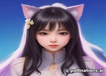 VTuber虚拟主播角色设计案例，童颜巨乳风格的猫耳娘，粉色水手服搭配活泼可爱的面部表情